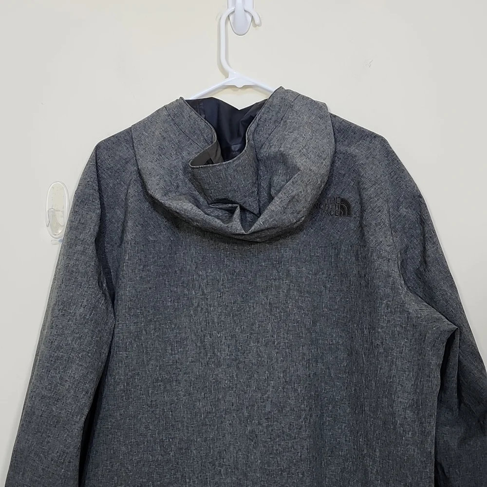 The North Face Men's Windbreaker Grey Full Zip Jacket Size XL